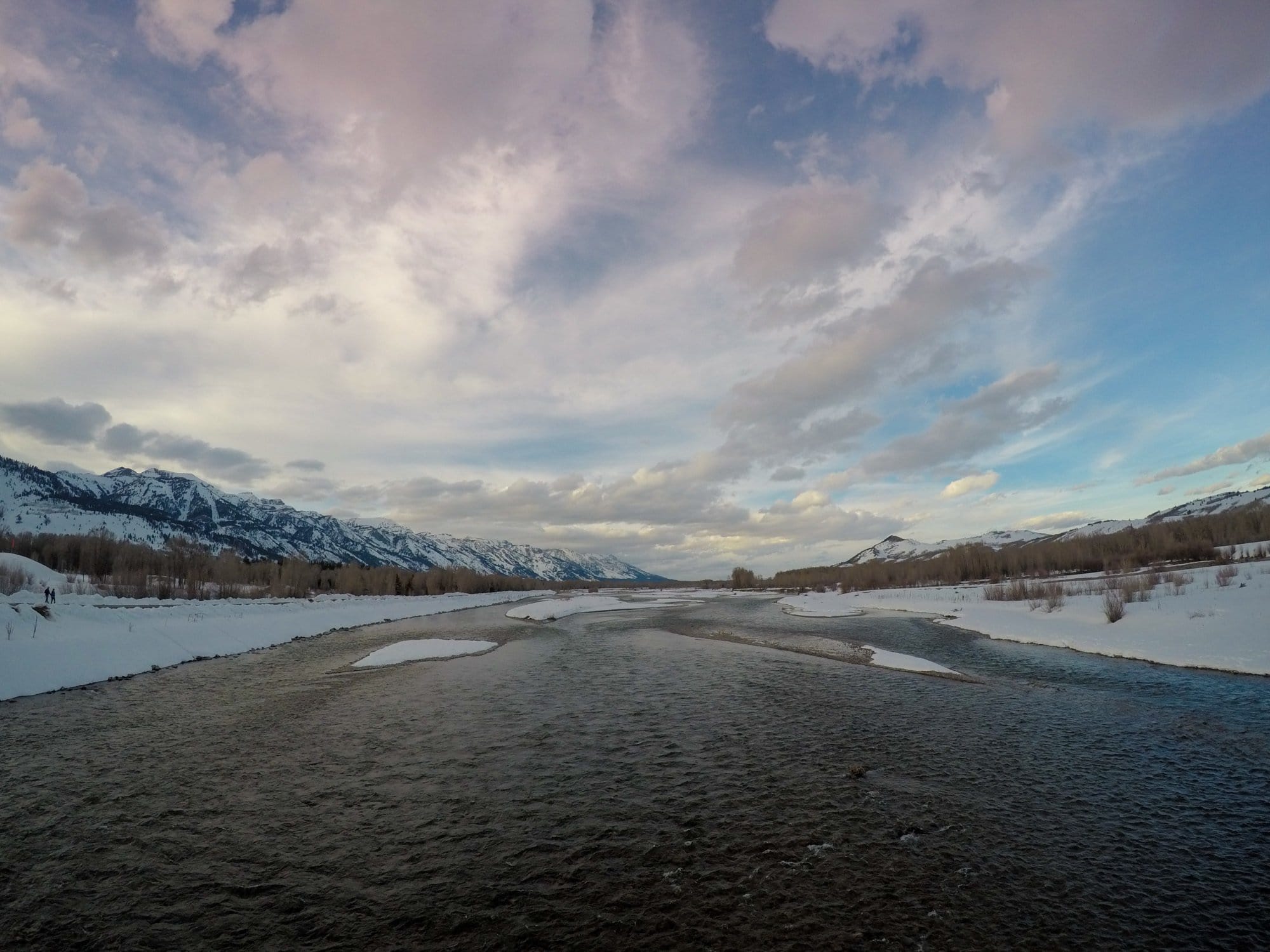 Bridge over the Snake River in Jackson, Wyoming