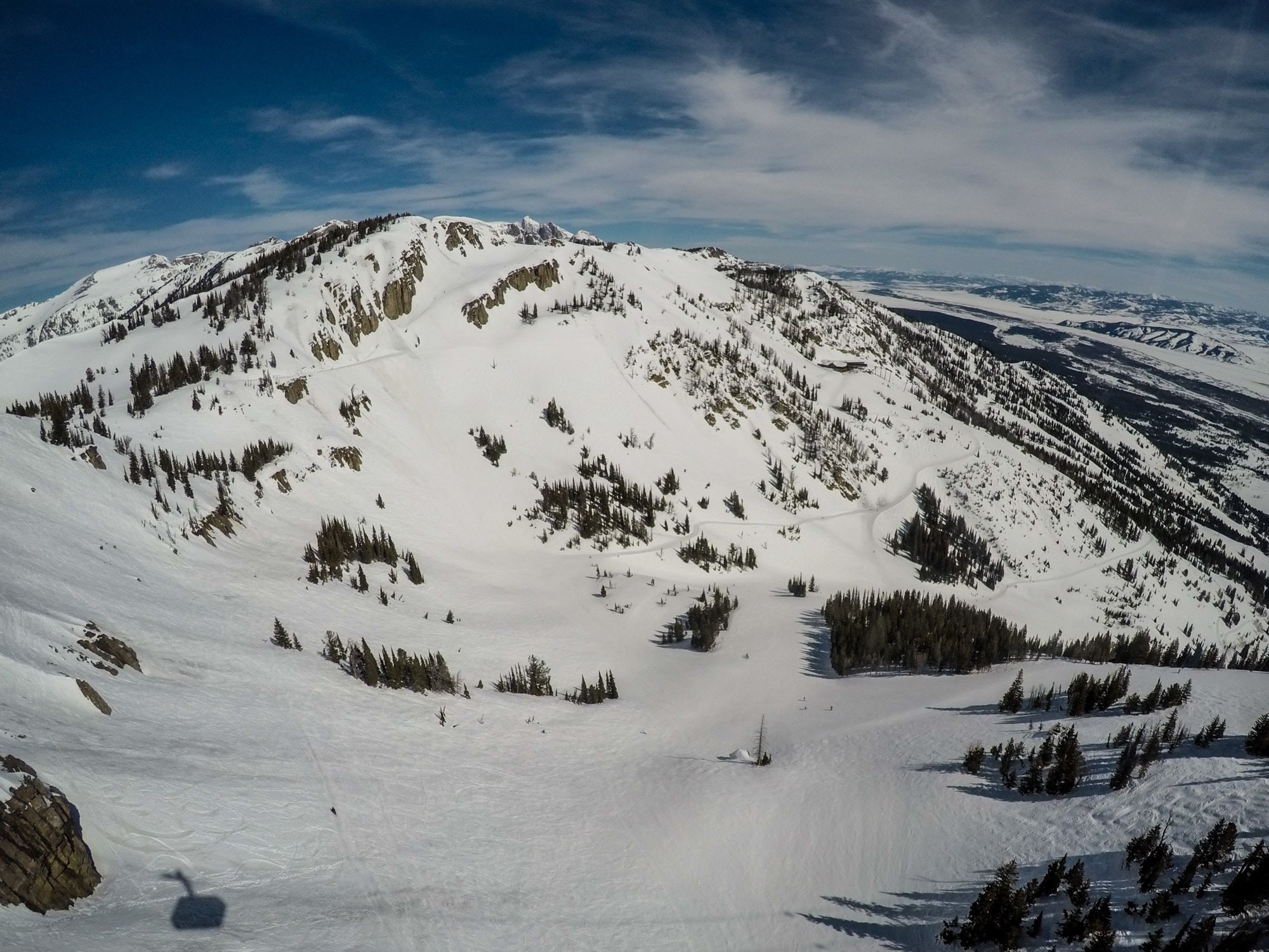 Jackson Hole Mountain Resort in Wyoming // view from the Tram