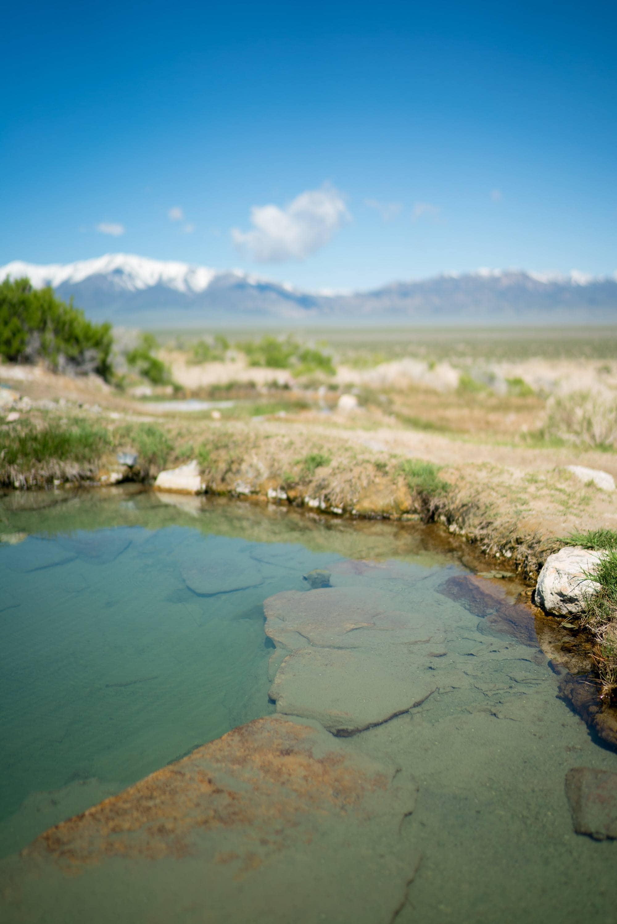 Spencer Hot Springs // Visit 13 of the best Nevada road trip stops, from the top state parks to hot springs, ghost towns & trails where you'll find solitude and amazing landscapes