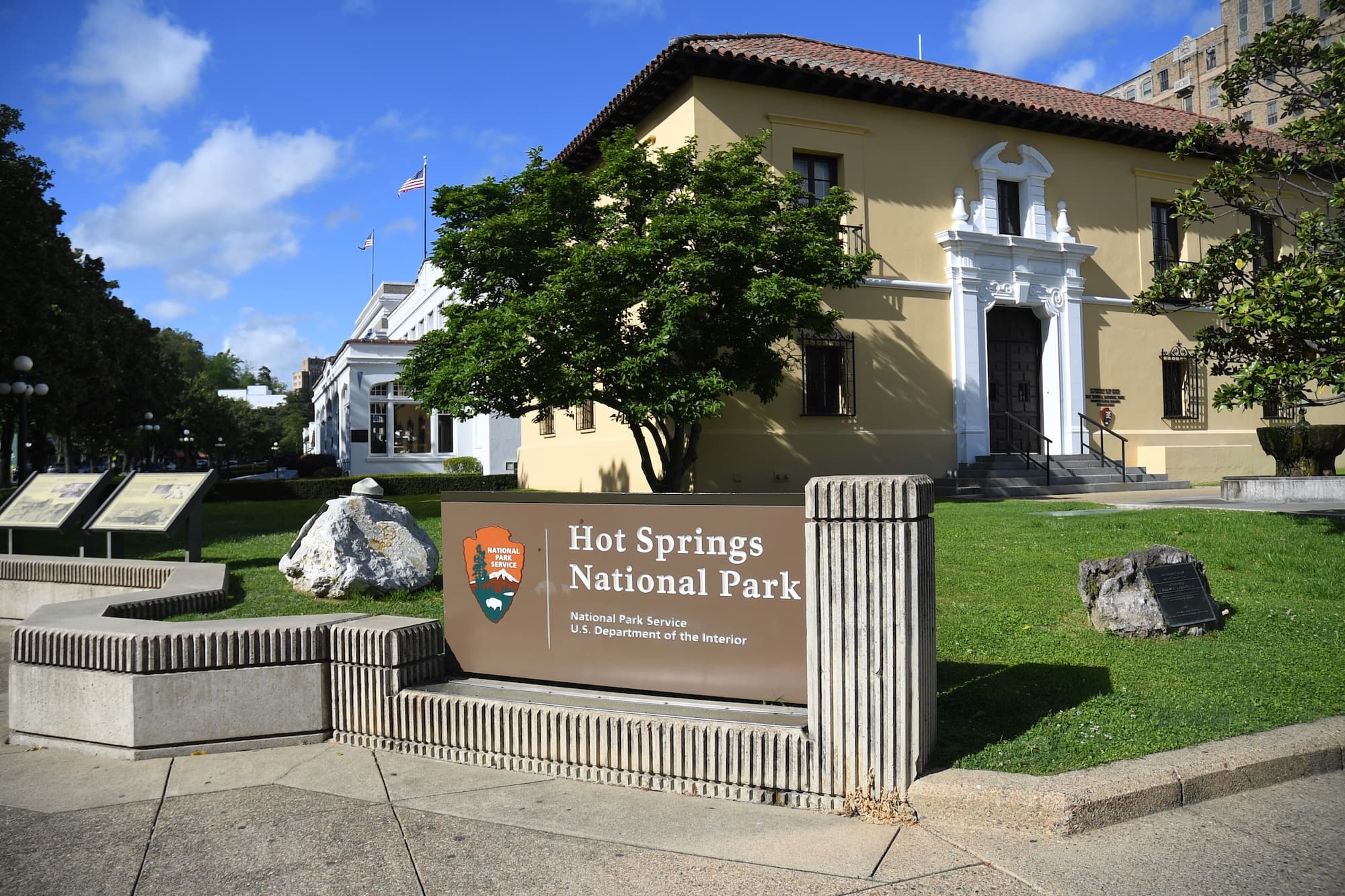 Hot Springs National Park Visitor Center and Museum located in the Fordyce Bathhouse