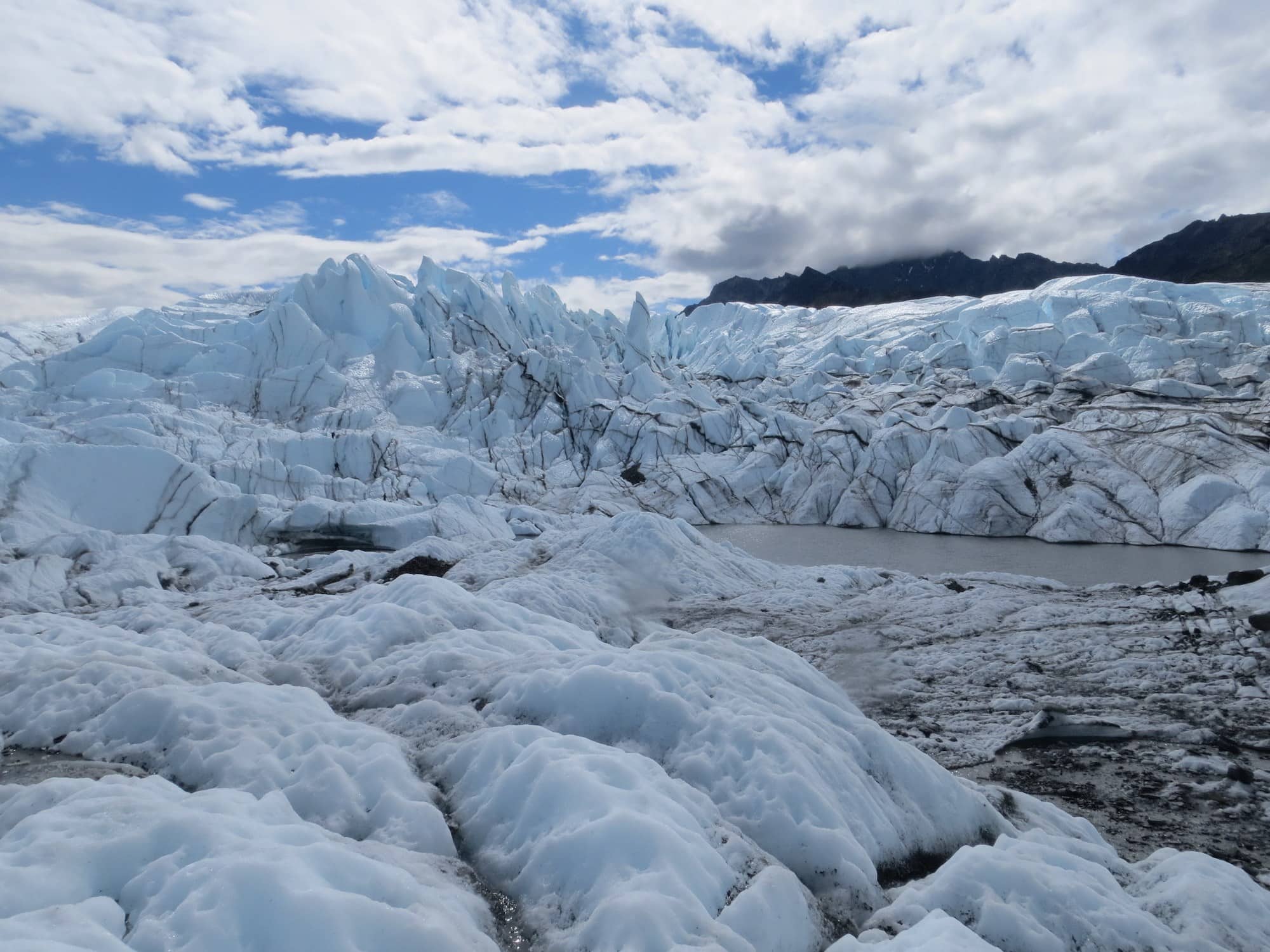 Matanuska Glacier // This Alaska road trip itinerary will take you through the best of the state including Kenai Fjords & Denali National Park.