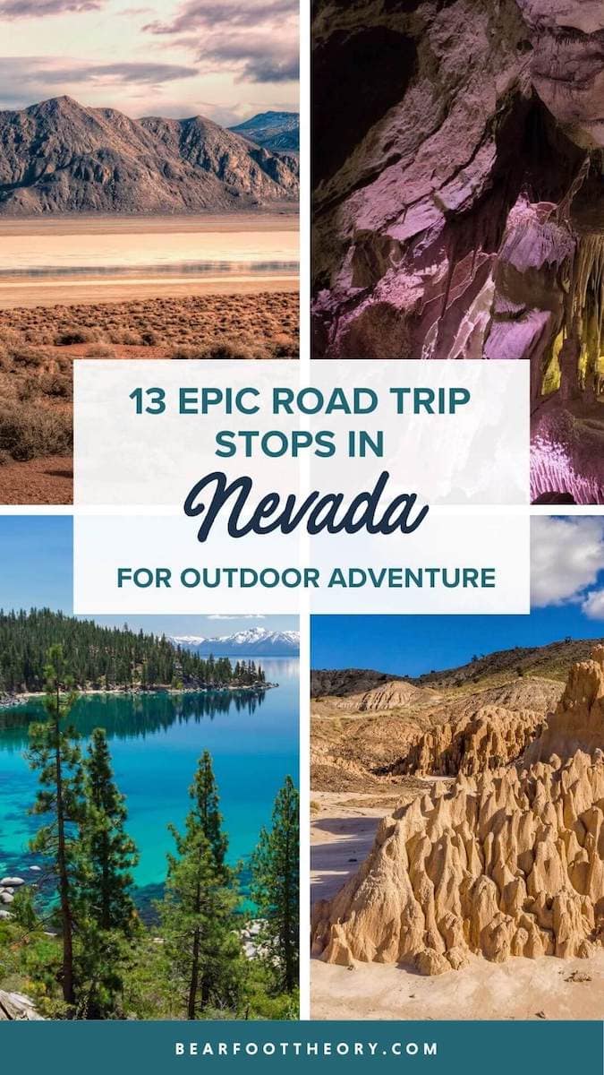 Visit the best and most unique Nevada road trip stops including beautiful state parks, relaxing hot springs, eerie ghost towns, & more.