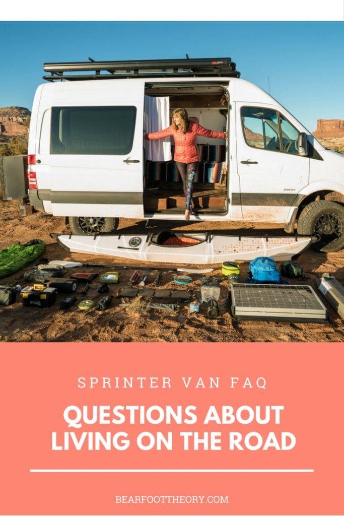Sprinter Van FAQ Van Life Questions Bearfoot Theory