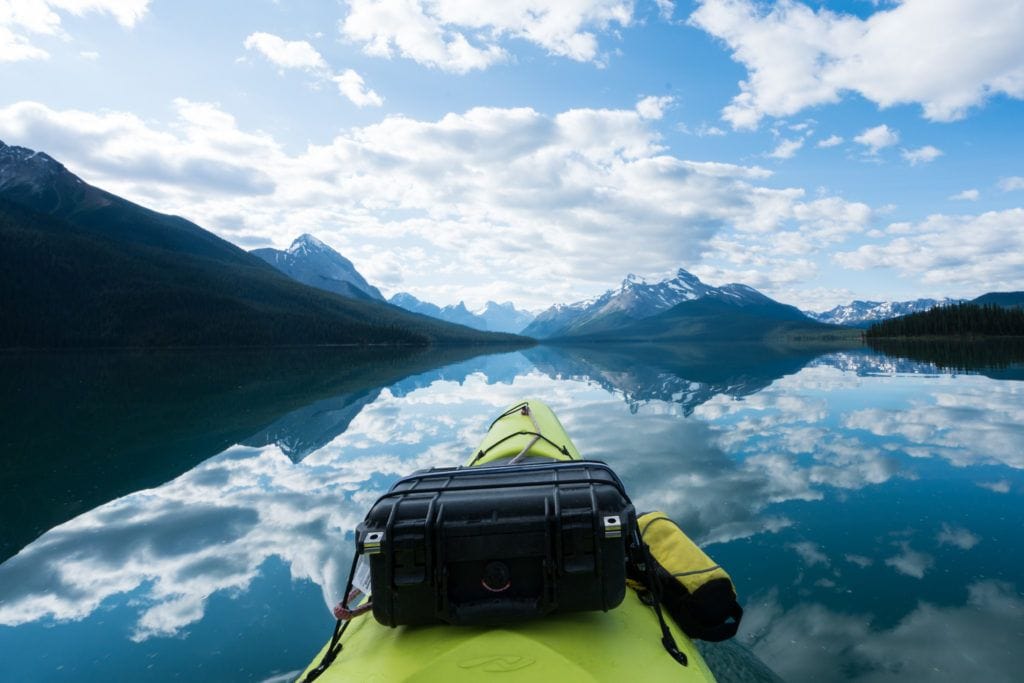 Maligne Lake Kayaking Trip in Jasper National Park Bearfoot Theory