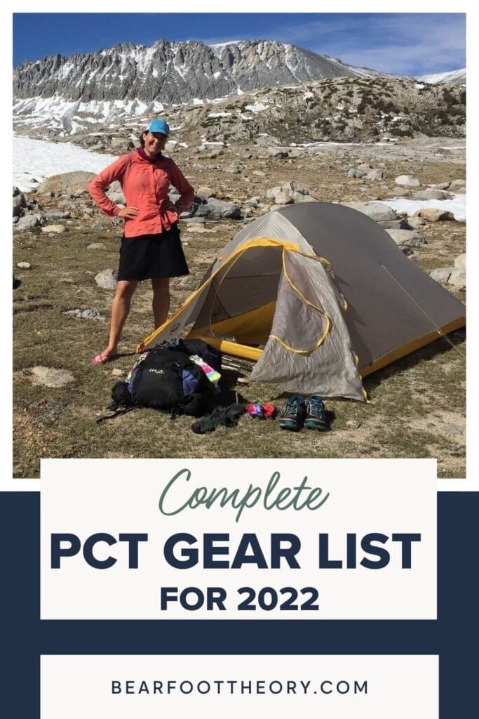 Full Pacific Crest Trail Gear List for 2024 Bearfoot Theory