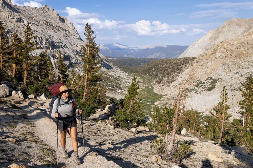 Kristen Bor backpacking in Sequoia National Park