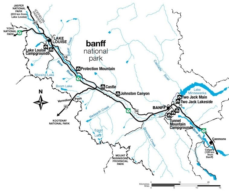 Banff Backcountry Camping Map The Ultimate Guide To Banff, Jasper & Yoho Camping – Bearfoot Theory