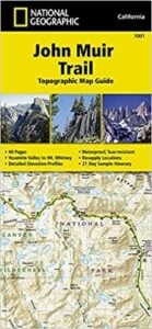 John Muir Trail National Geographic map