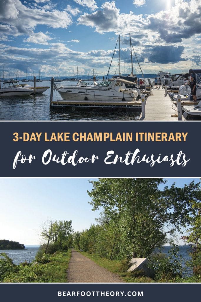 Heading to Vermont? Here is the ultimate 3-day Lake Champlain itinerary for the best places to see, activities to do, and where to explore in and around Lake Champlain.