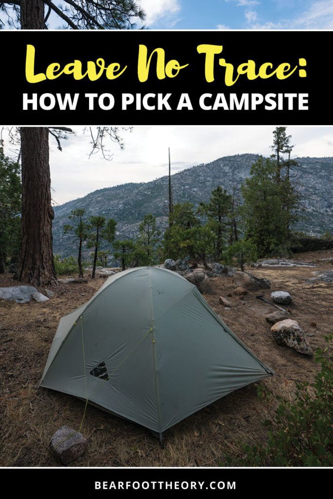 We'll walk you through how to pick a campsite when backpacking, from what type of ground to camp on, to how far from water sources you should be and more.