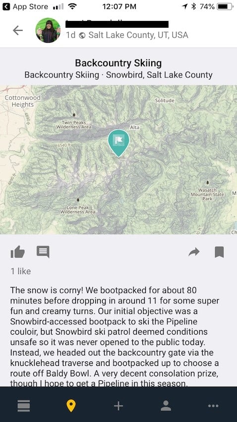 Mountain Hub / A new hiking and trail finder app for sharing information on current trail conditions