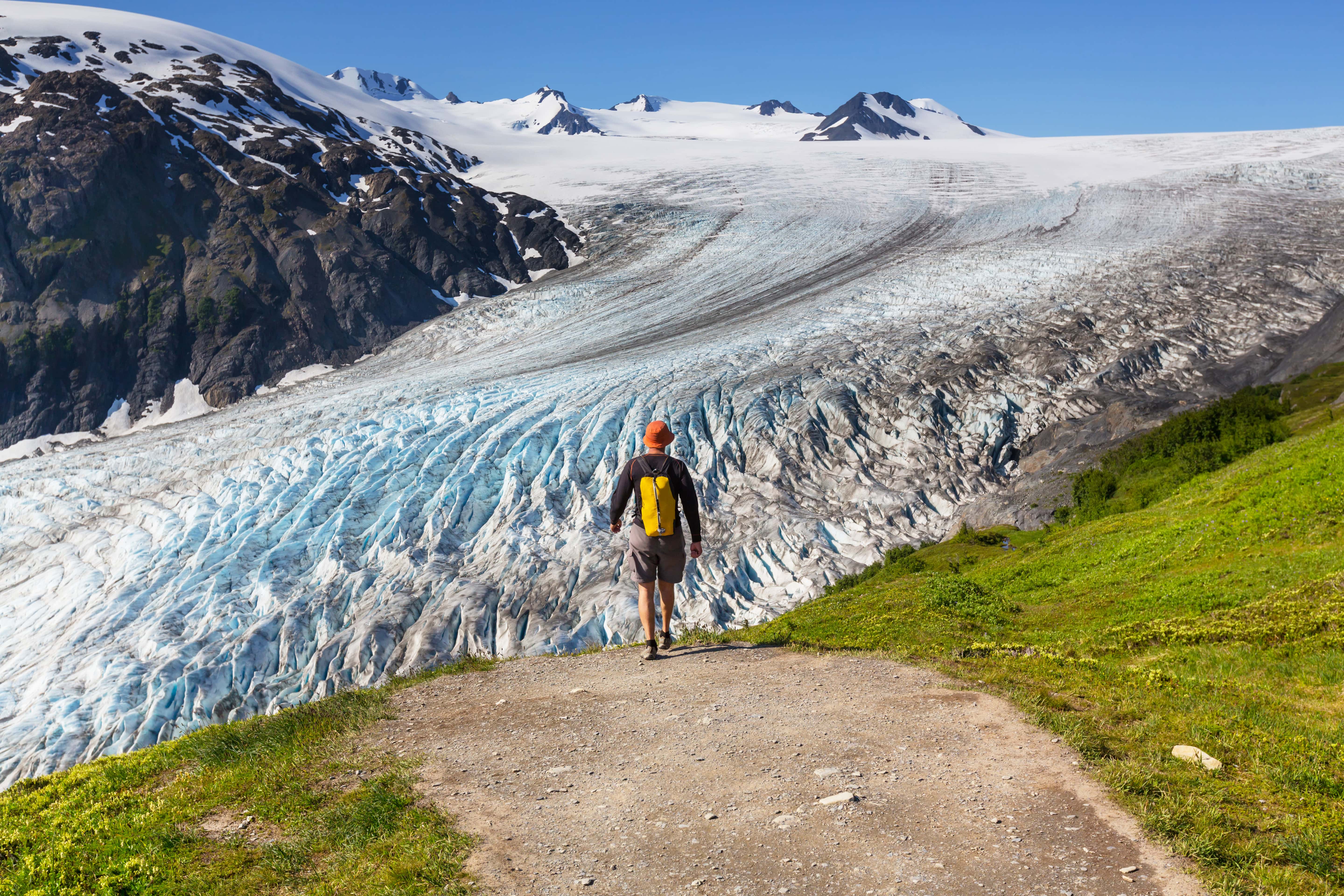 Exit Glacier in Alaska // This Alaska road trip itinerary will take you through the best of the state including Kenai Fjords & Denali National Park.