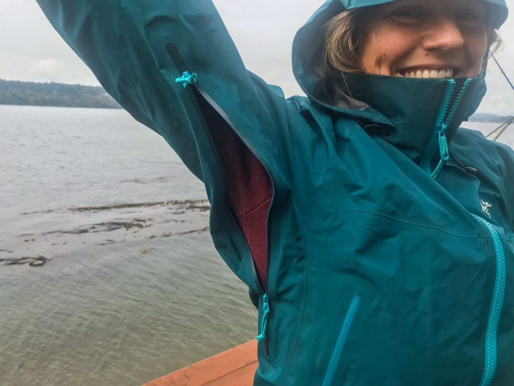 Womens wet store weather gear