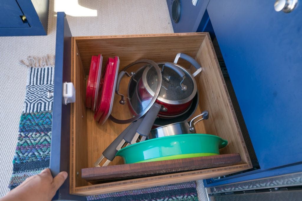 Sprinter Van galley storage