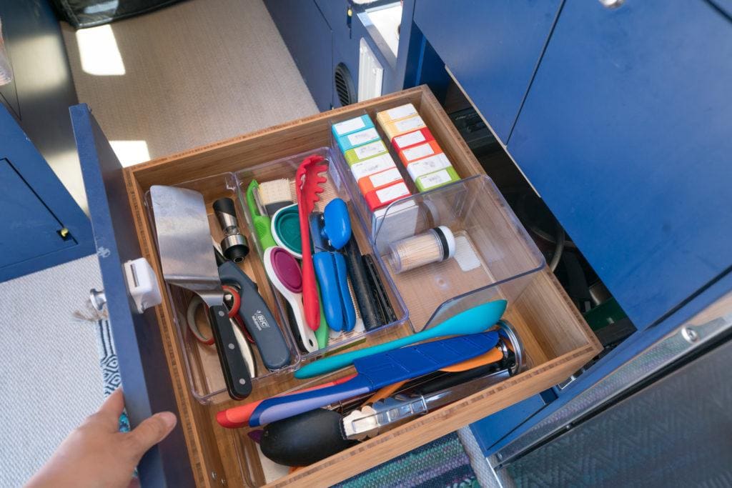 Sprinter Van galley storage