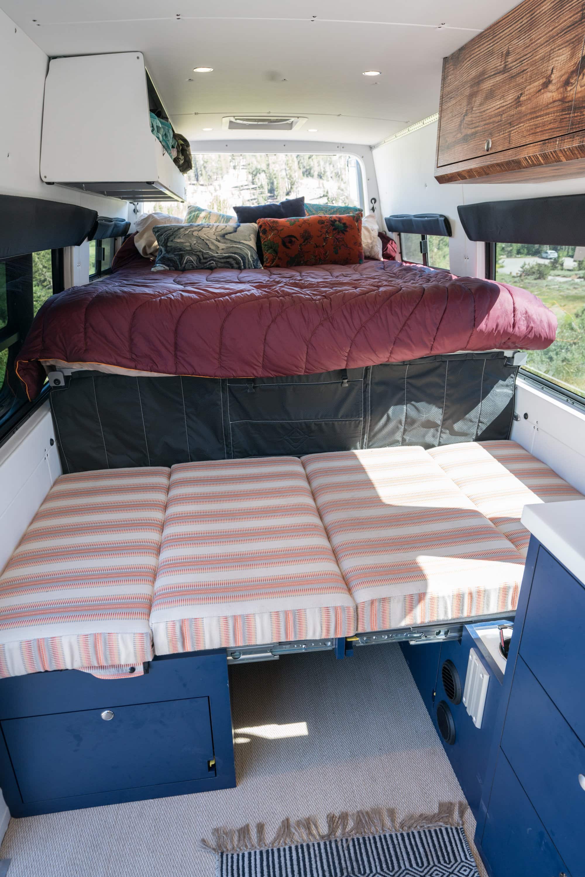 Sprinter Van dinette built by Outside Van