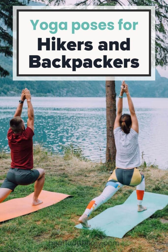 Pinterest pin for blog post about best hiking poses for hikers and backpackers