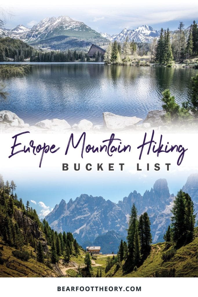 Ease your wanderlust with our European hiking trail bucket list where we share mountain destinations that offer the best hiking in Europe. Take us now!