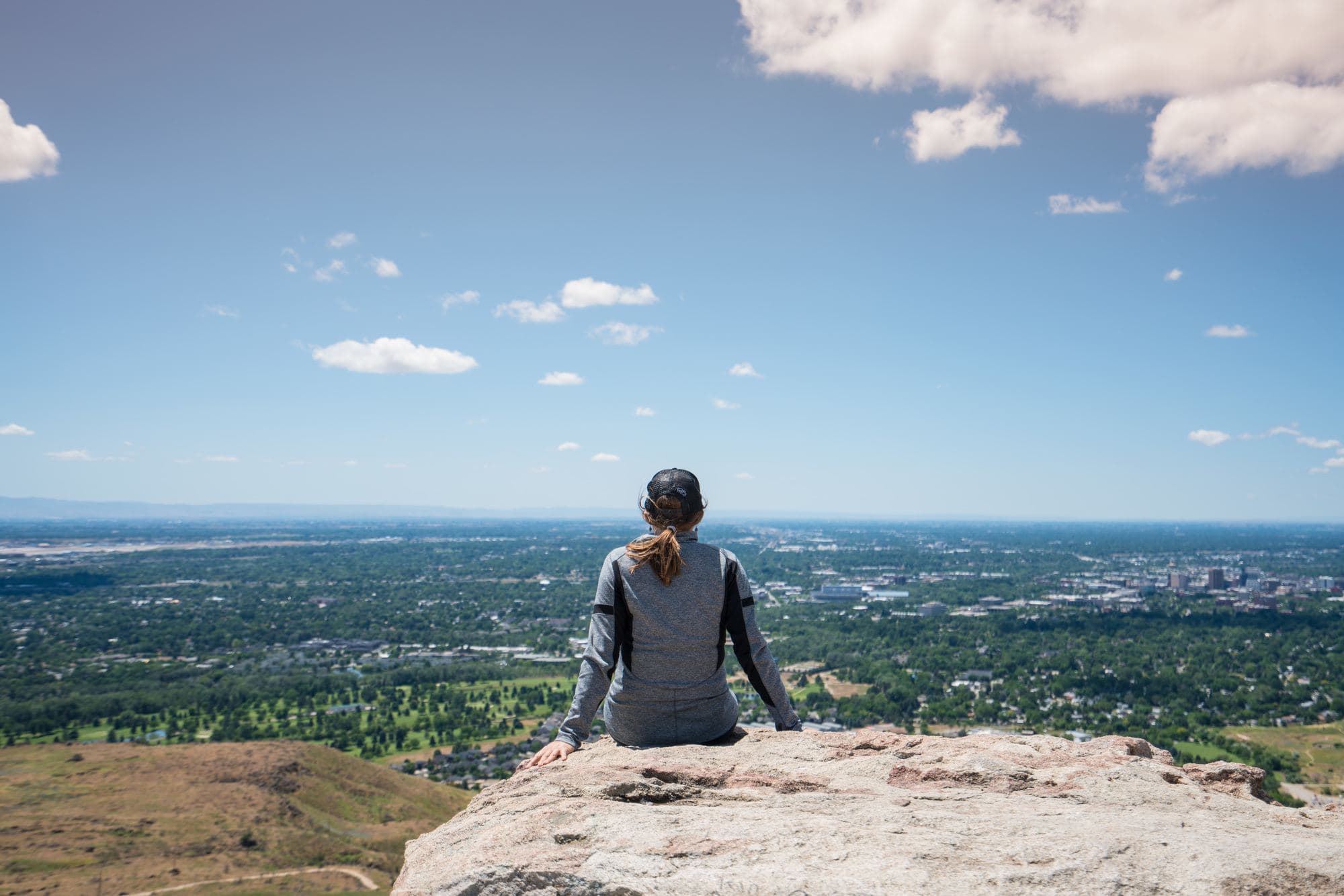 Hiking to Table Rock in Boise, Idaho