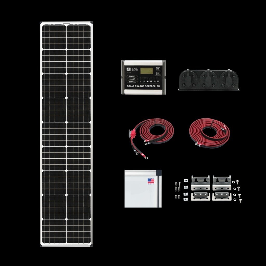 photo of a roof mount kit from Zamp solar