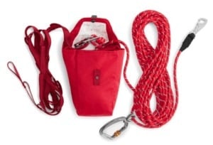 Ruffwear dog tether system - great for campgrounds that require your dog to be on a leash