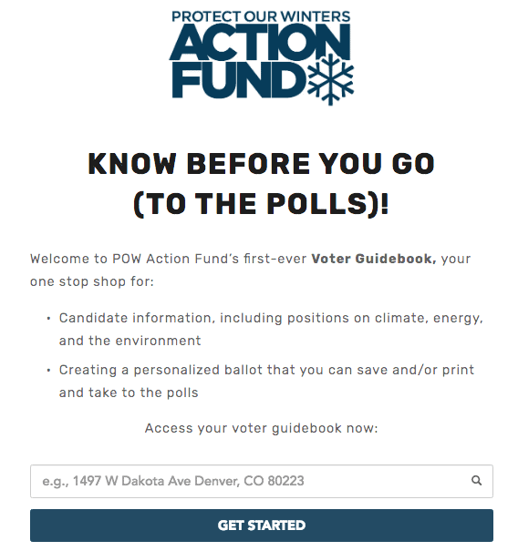 Are you ready to Vote the Outdoors in November? Here is how to get engaged, learn about your candidates, and support outdoor recreation at the polls. 