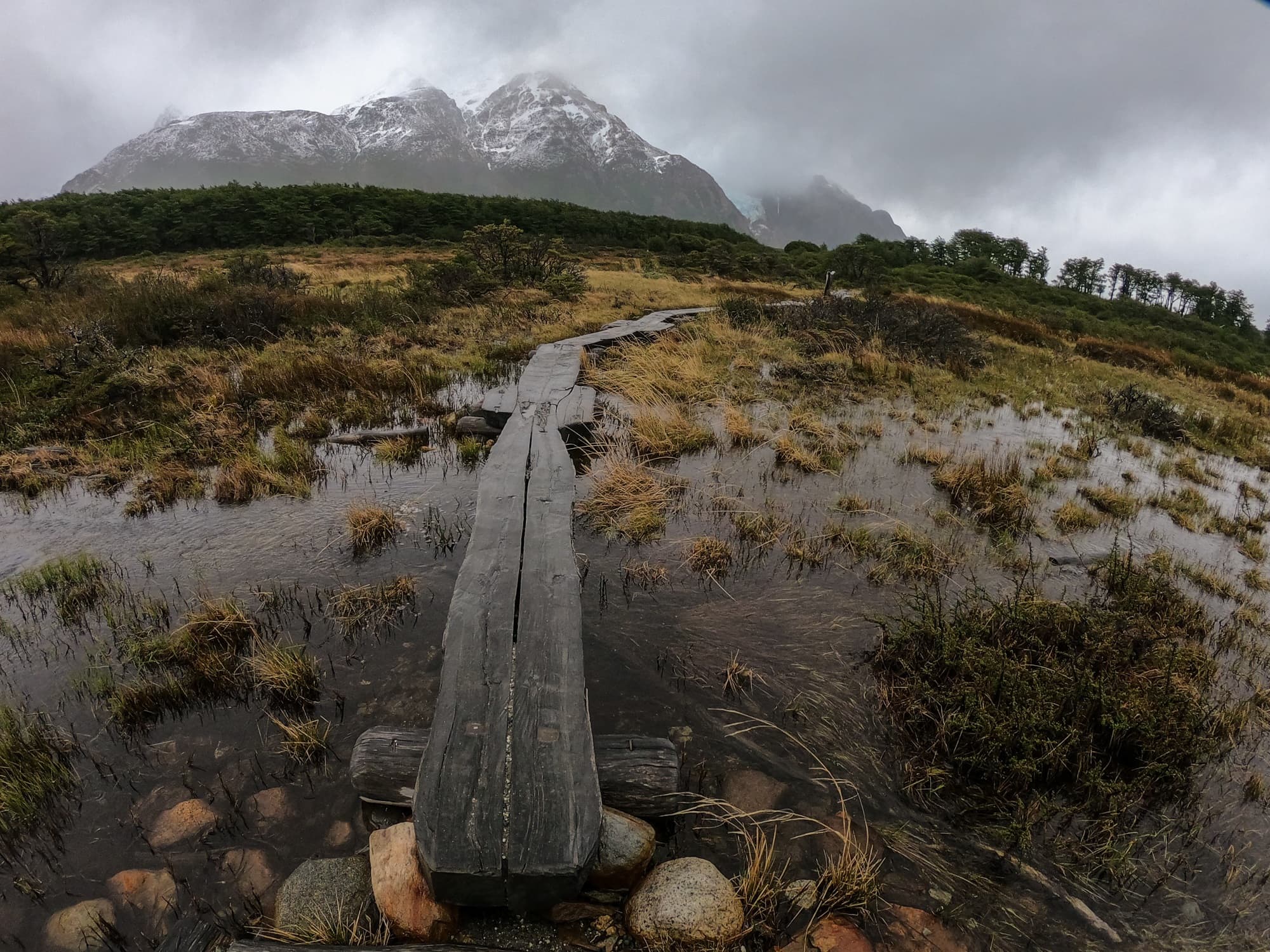 Hiking to Laguna De Los Tres in El Chalten, Argentina