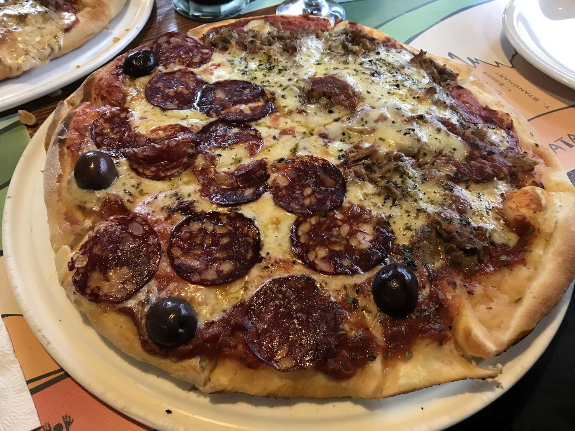 Pizza in El Chalten, Argentina