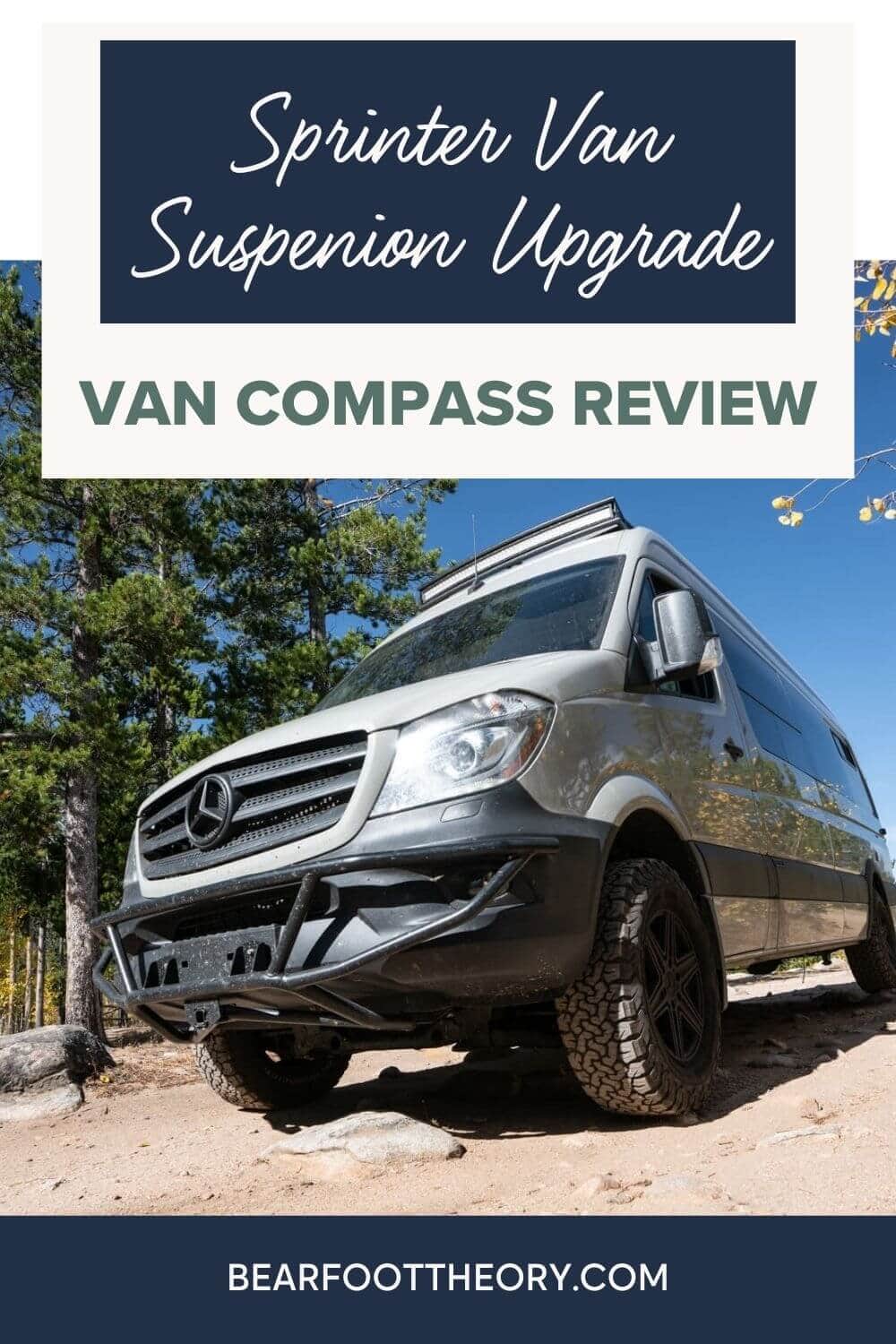 My Sprinter Suspension Upgrade: A Van Compass Review – Bearfoot Theory