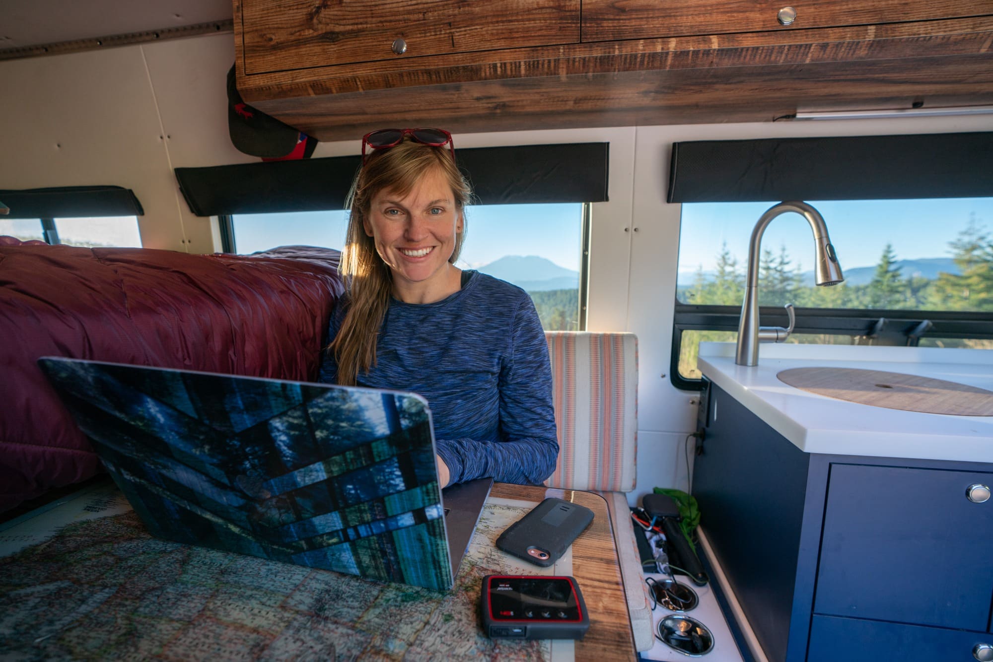 Wondering how to stay connected when traveling and road-tripping? This guide to van life internet shares how to get WiFi on the road.