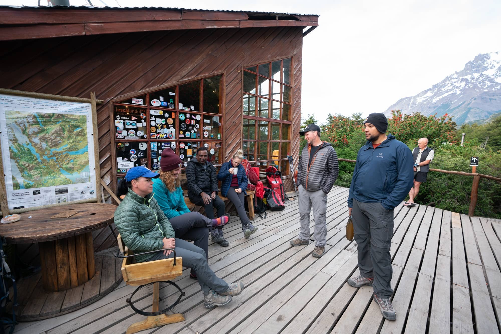 Refugio Los Cuernos on the W Trek in Patagonia