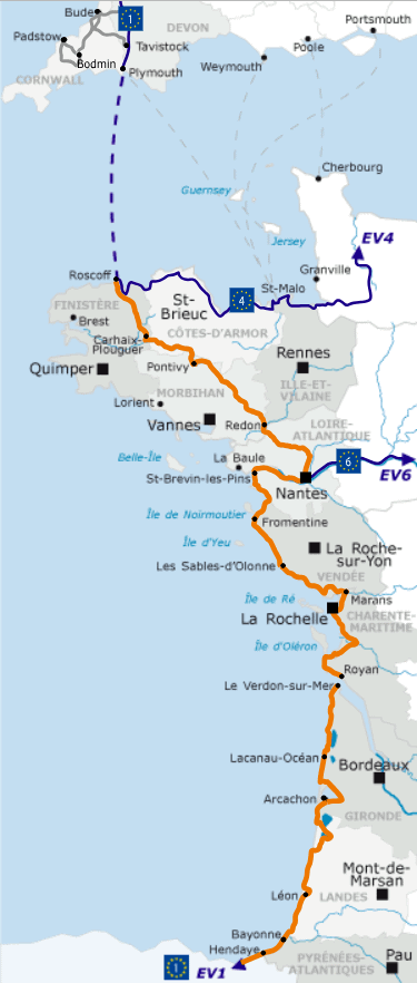 This guide will help you plan a bike touring trip in France on the Velodyssee Atlantic cycling route along the French coast.