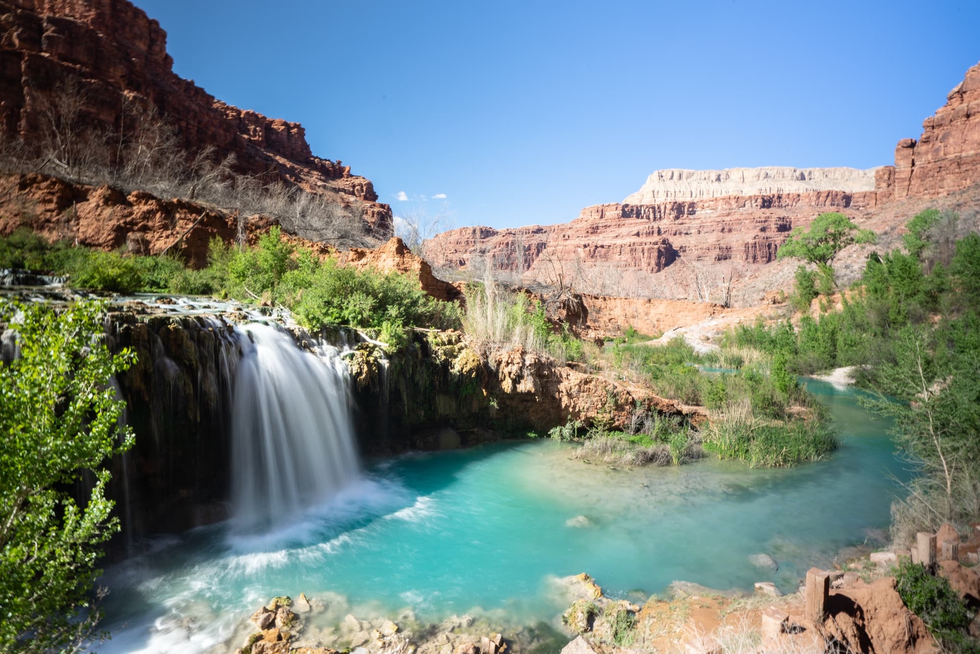 Get inspired to visit Havasupai in Arizona! Here are my favorite Havasu Falls photos along with tips and advice for planning your backpacking trip.