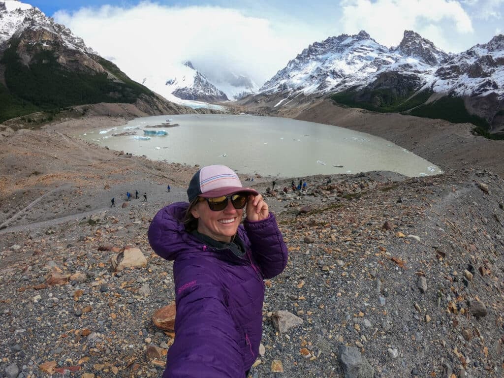 Kristen Bor at Laguna Torre