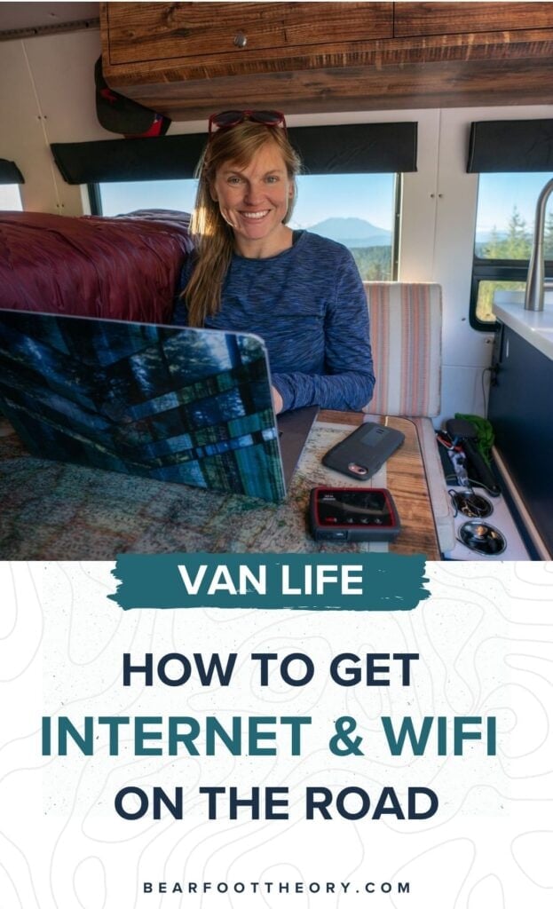 Wondering how to stay connected when traveling and road-tripping? This guide to van life internet shares how to get WiFi on the road.