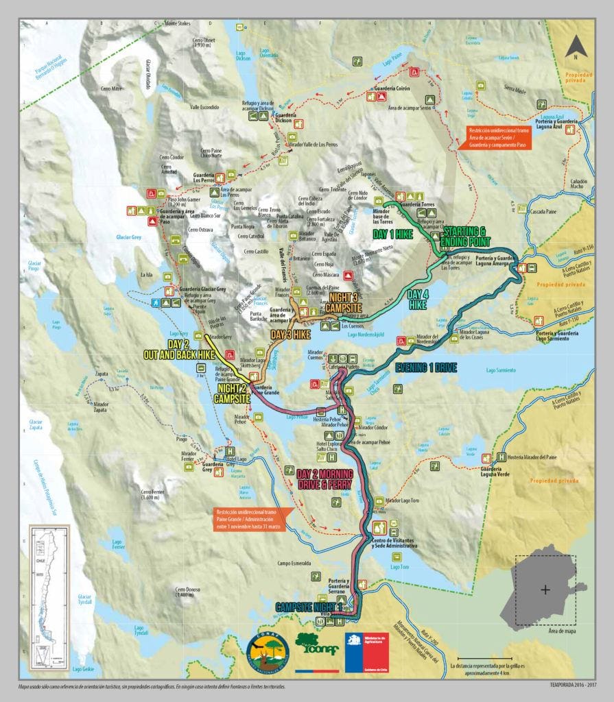 Hiking the W Trek in Torres Del Paine, Patagonia: Itinerary, Gear ...