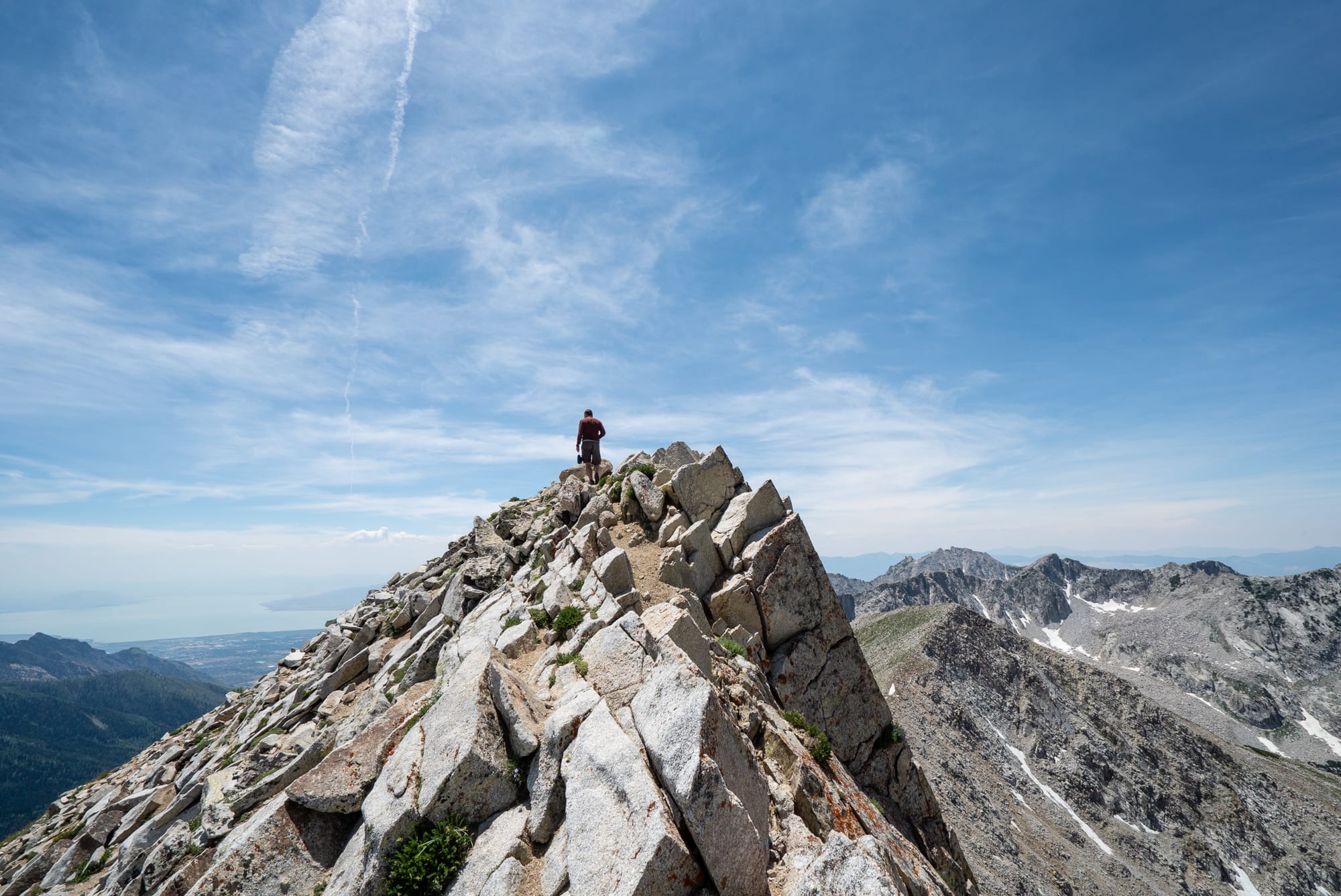 Pfiefferhorn Peak in the Wastach Mountains // A round-up of the best hikes in Utah. Explore Utah's epic landscapes and get tips for tackling these bucketlist trails. 