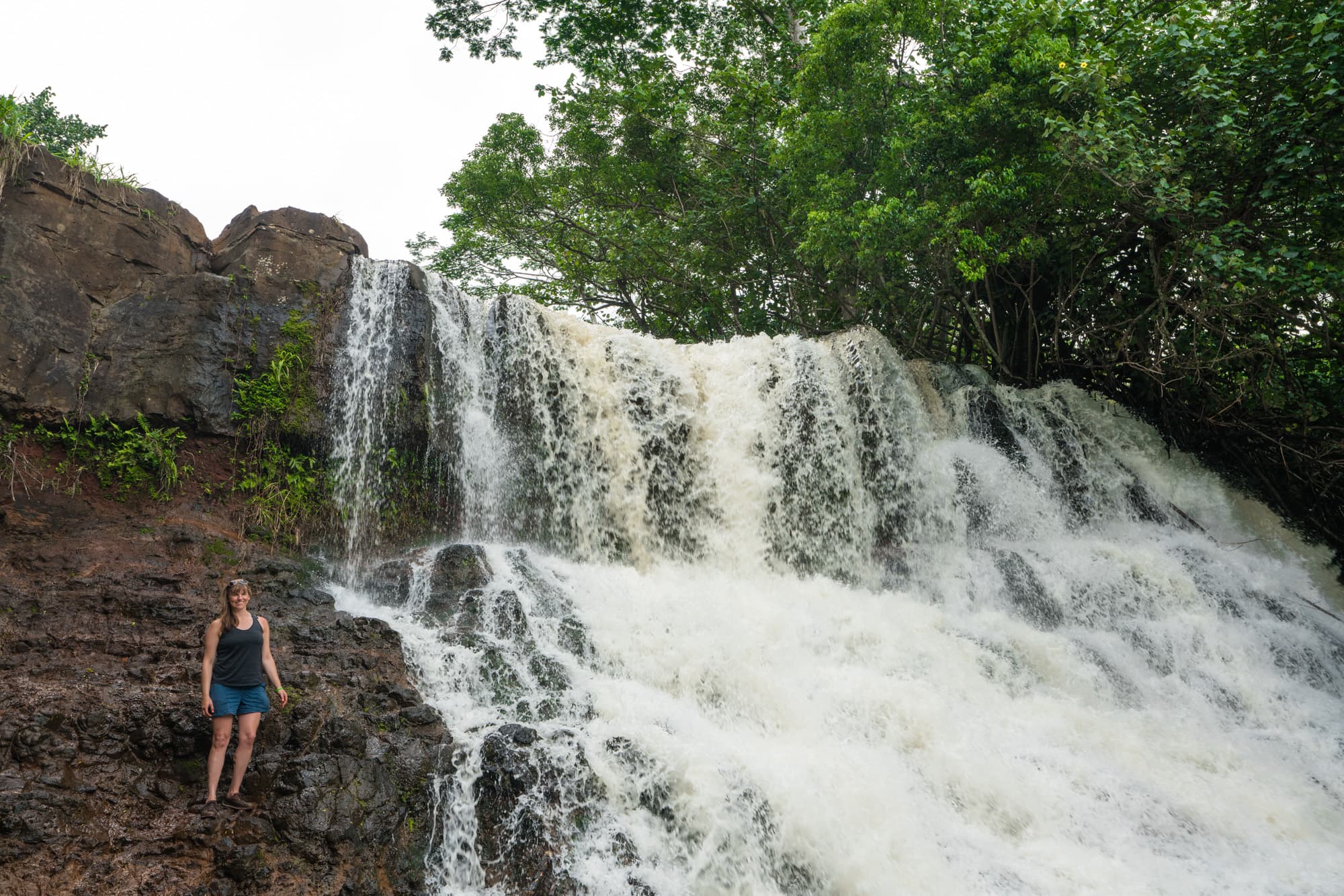 Ho'opi'i Falls // Discover the best things to do in Kauai for outdoor adventurers including scenic waterfall hikes, secluded beaches, water activities, & more!