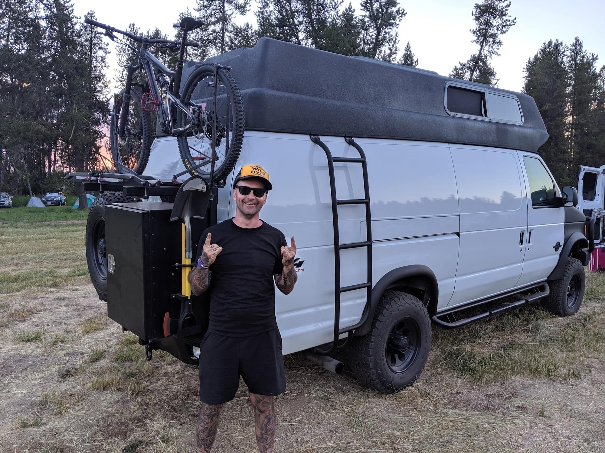 Check out 8 cool camper vans we saw at Open Roads Fest that were creative and unique at Jug Mountain Ranch in McCall, Idaho. 