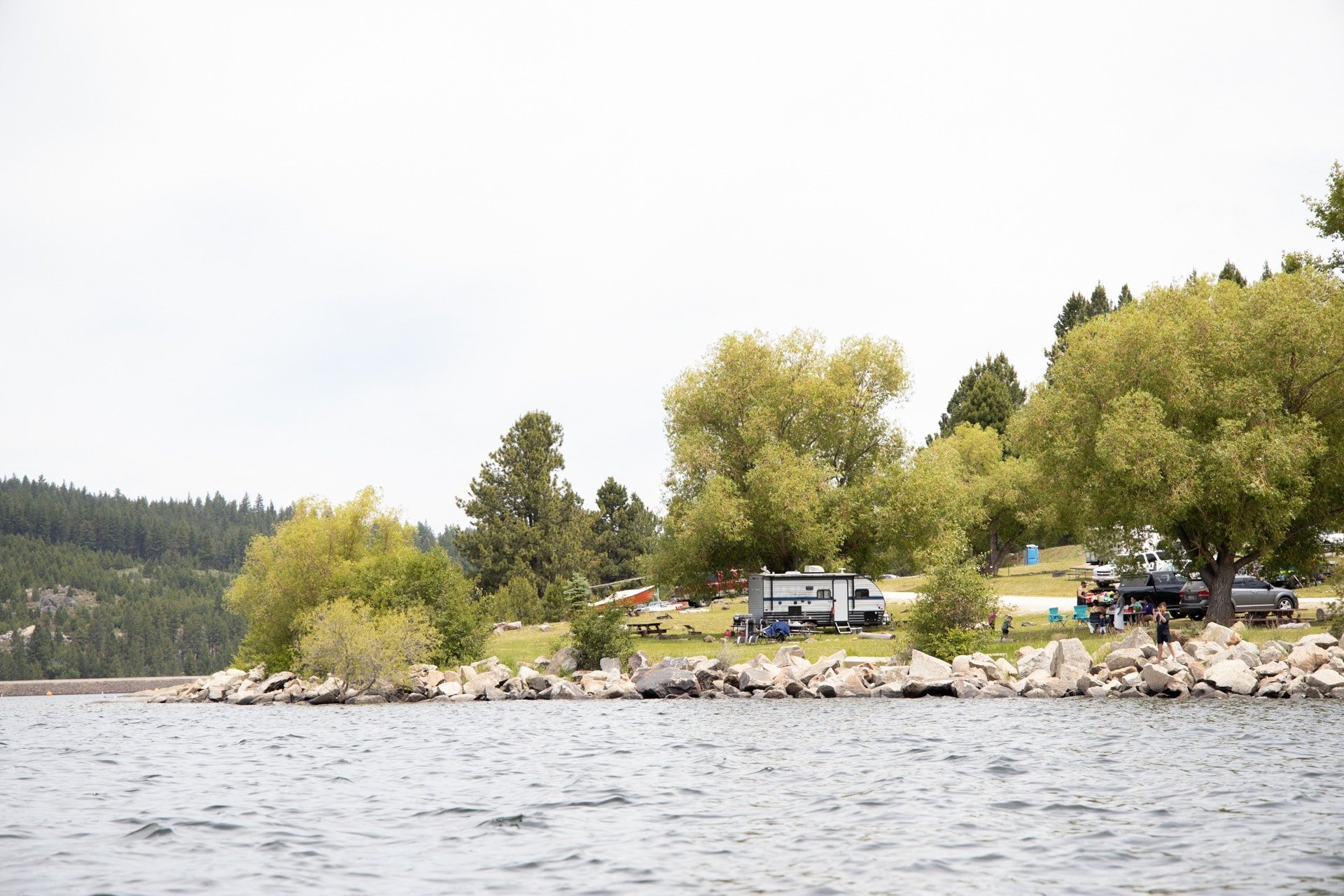 Van Wyck Campground at Lake Cascade State Park