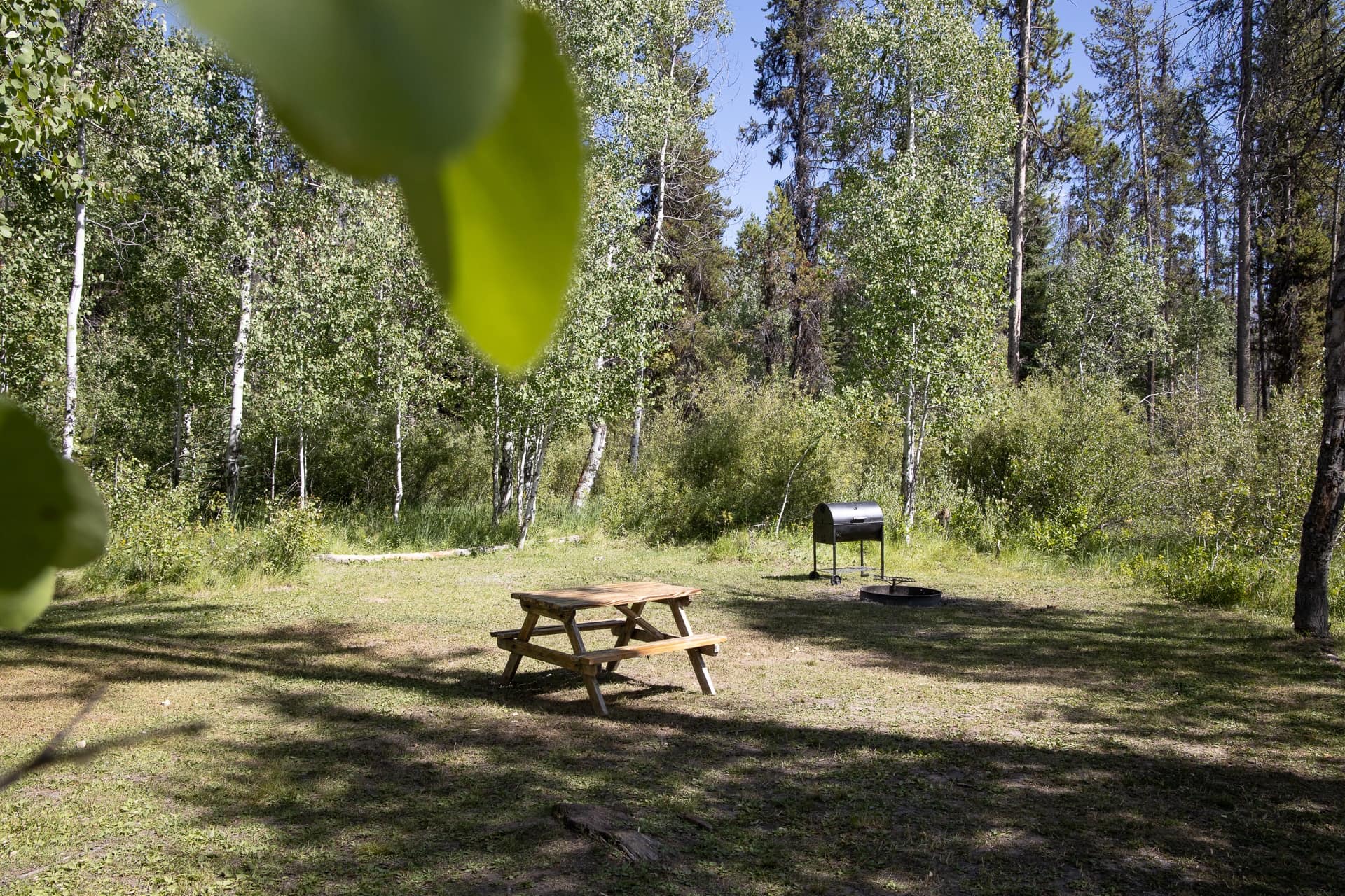The campground at the Warm Lake Lodge