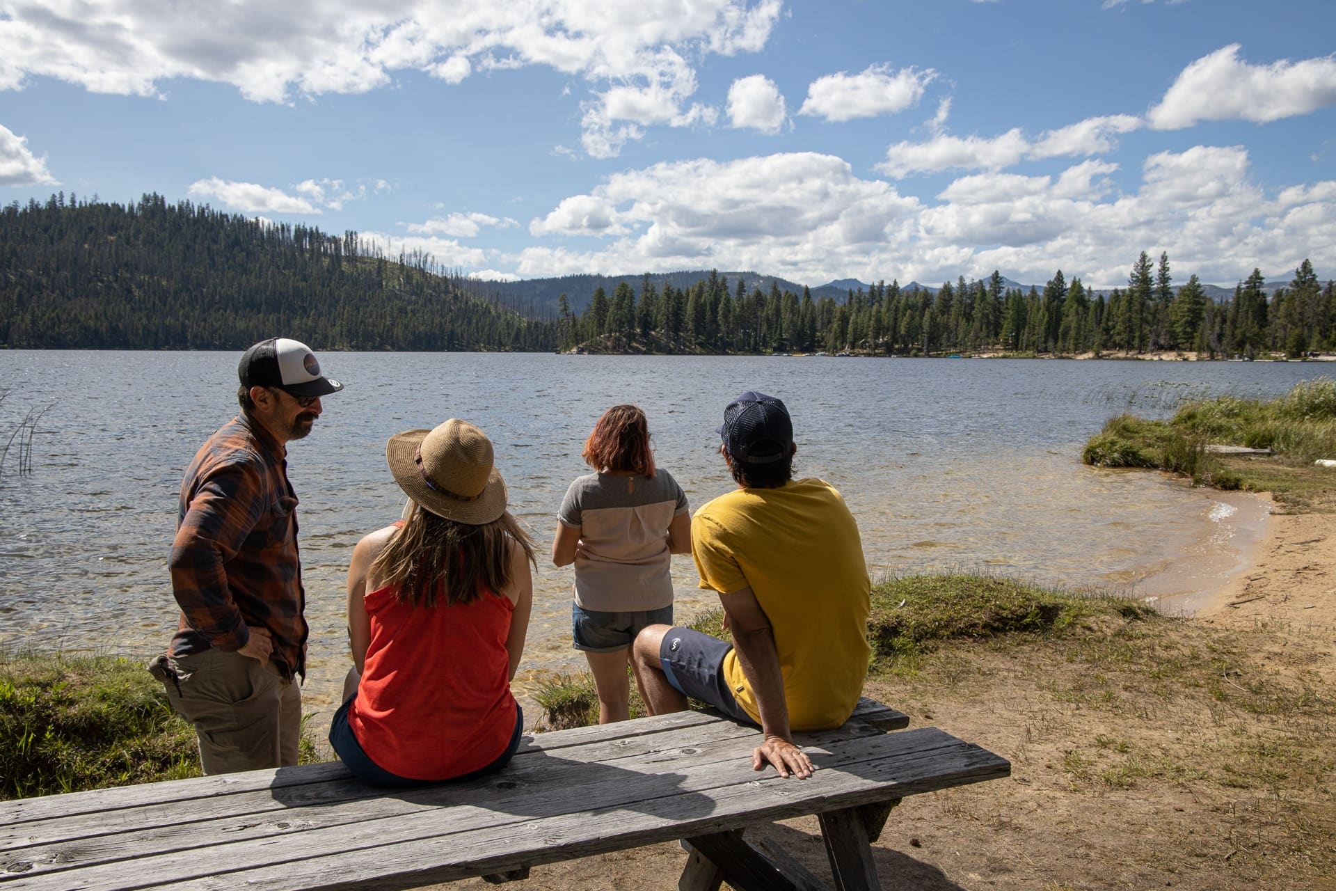 Plan a relaxing getaway to a cozy cabin at Cascade Idaho's Warm Lake Lodge where you can paddle board, boat, birdwatch, soak in hot springs & more.