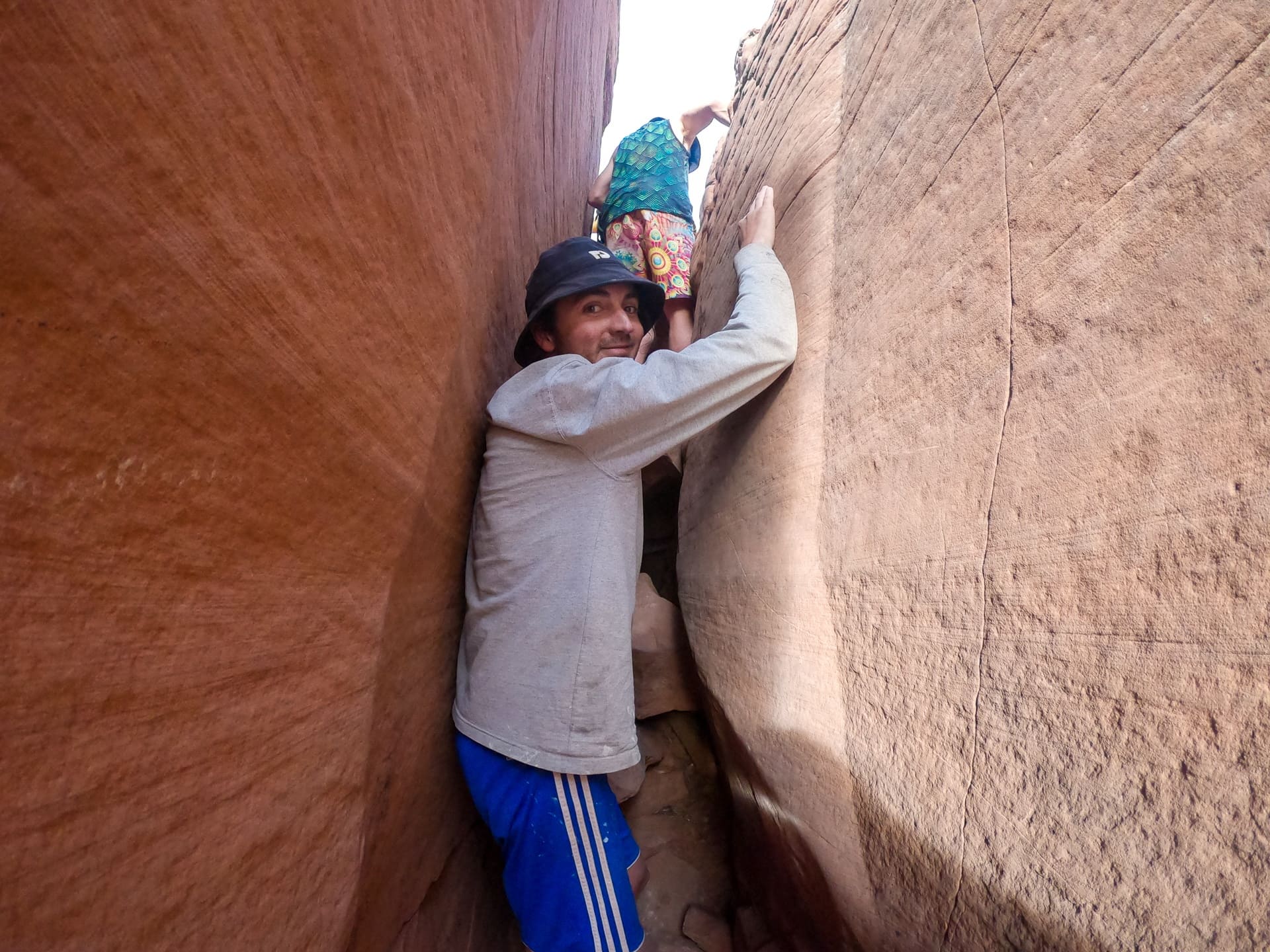 Crack in the Wall in Escalante National Monument