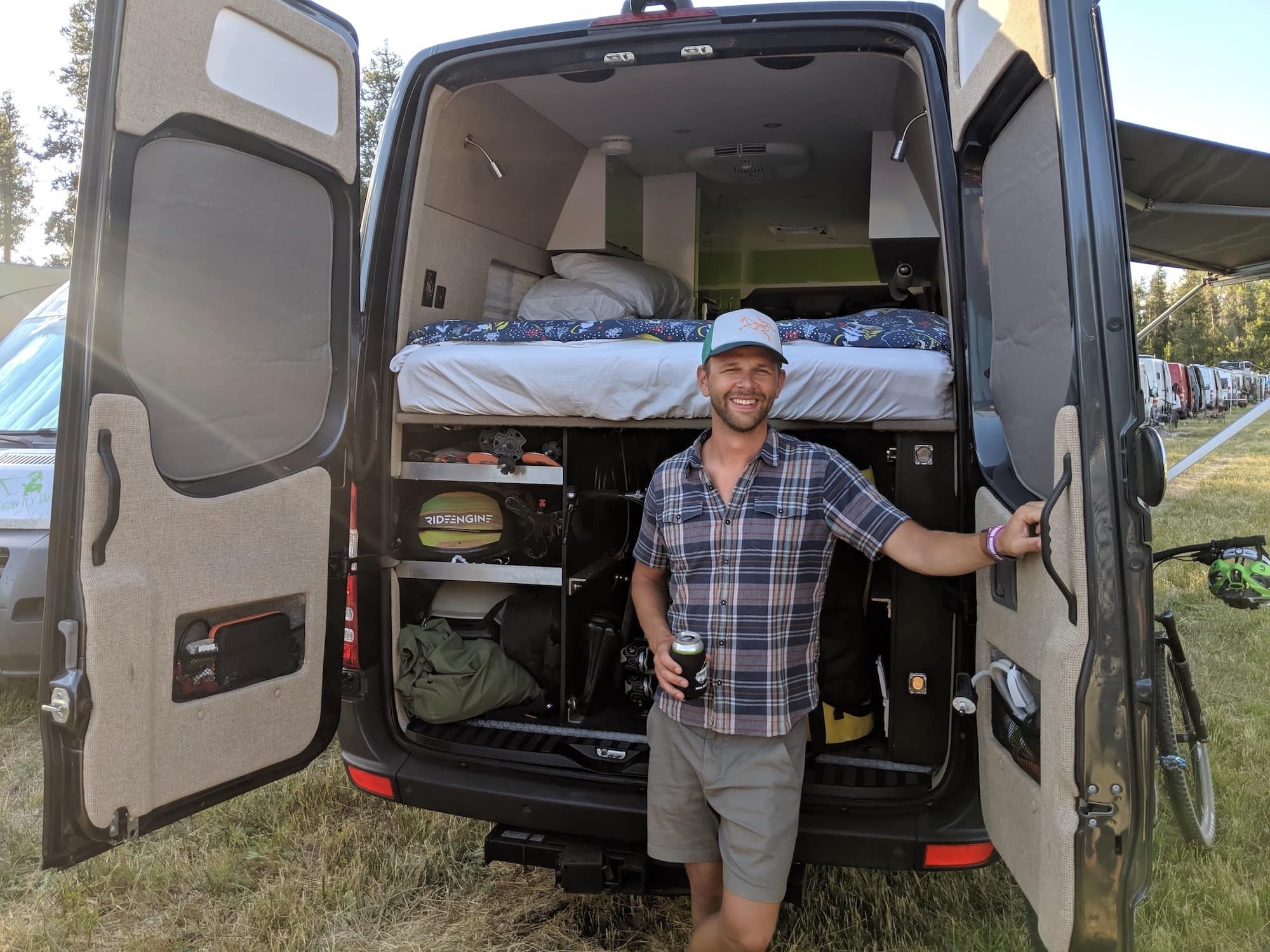 Check out 8 cool camper vans we saw at Open Roads Fest that were creative and unique at Jug Mountain Ranch in McCall, Idaho. 