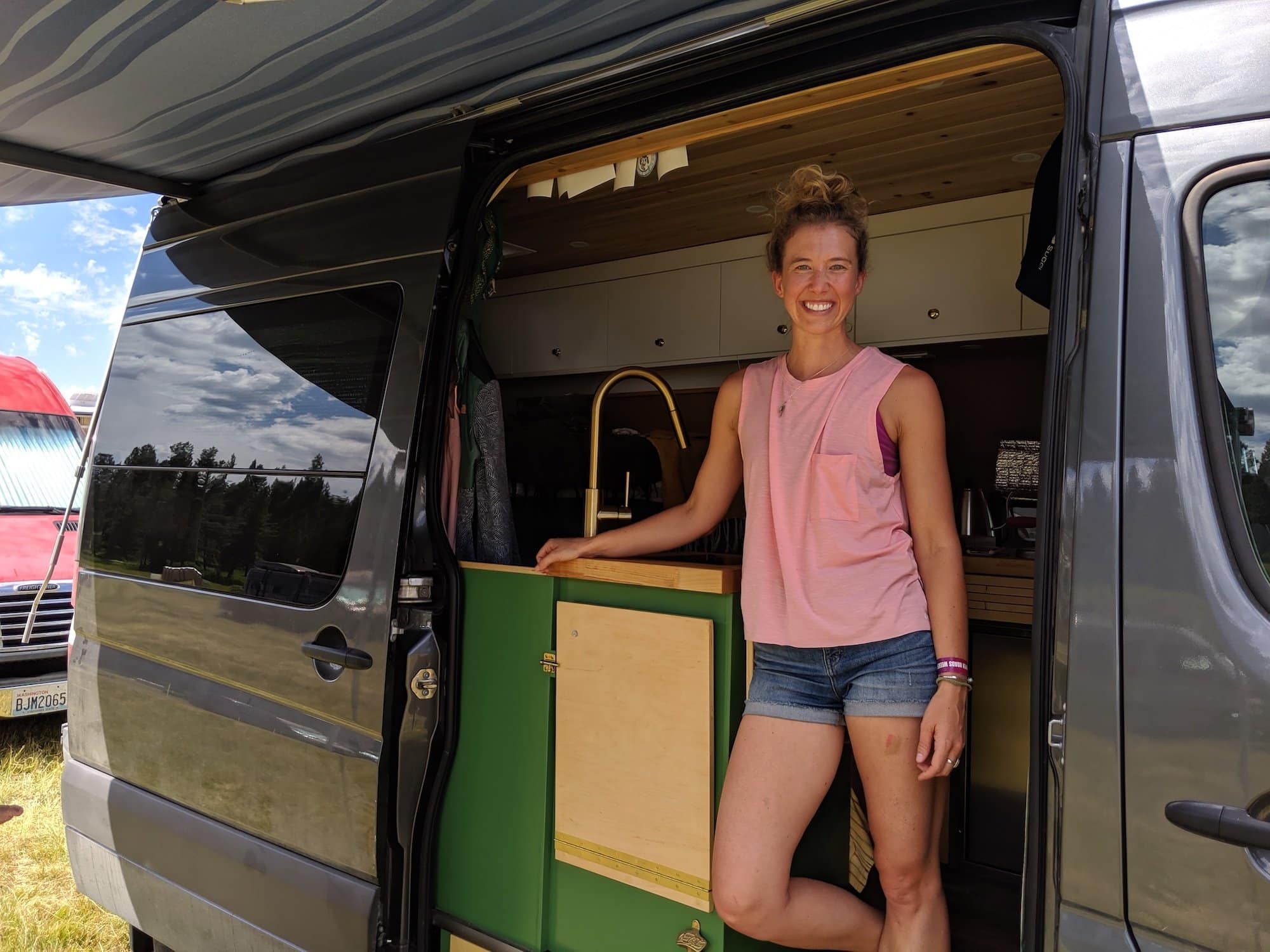 Check out 8 cool camper vans we saw at Open Roads Fest that were creative and unique at Jug Mountain Ranch in McCall, Idaho. 