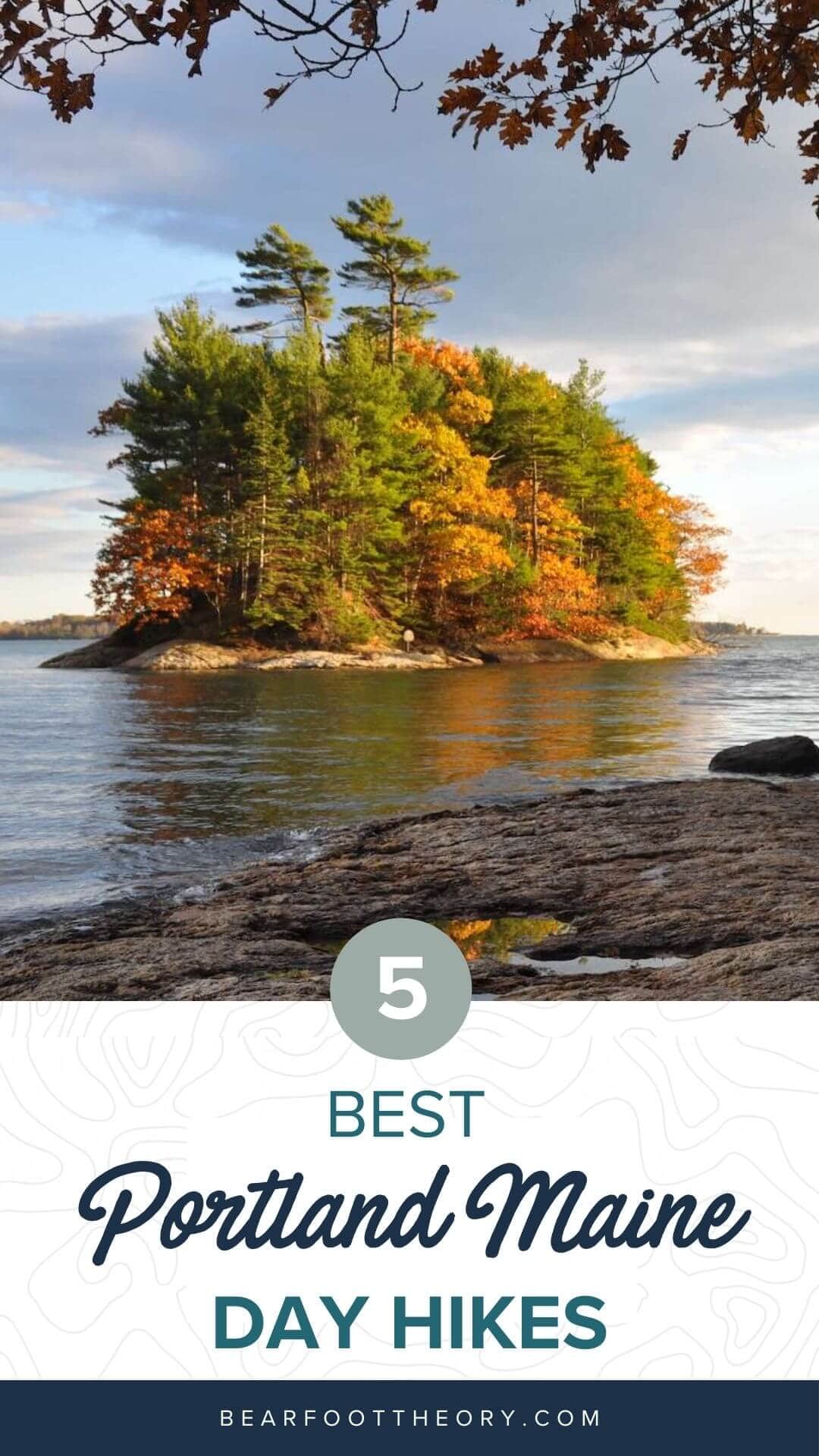 Discover 5 of the best hikes near Portland, Maine for beautiful coastal scenery and mountain views that are just a short drive from the city.