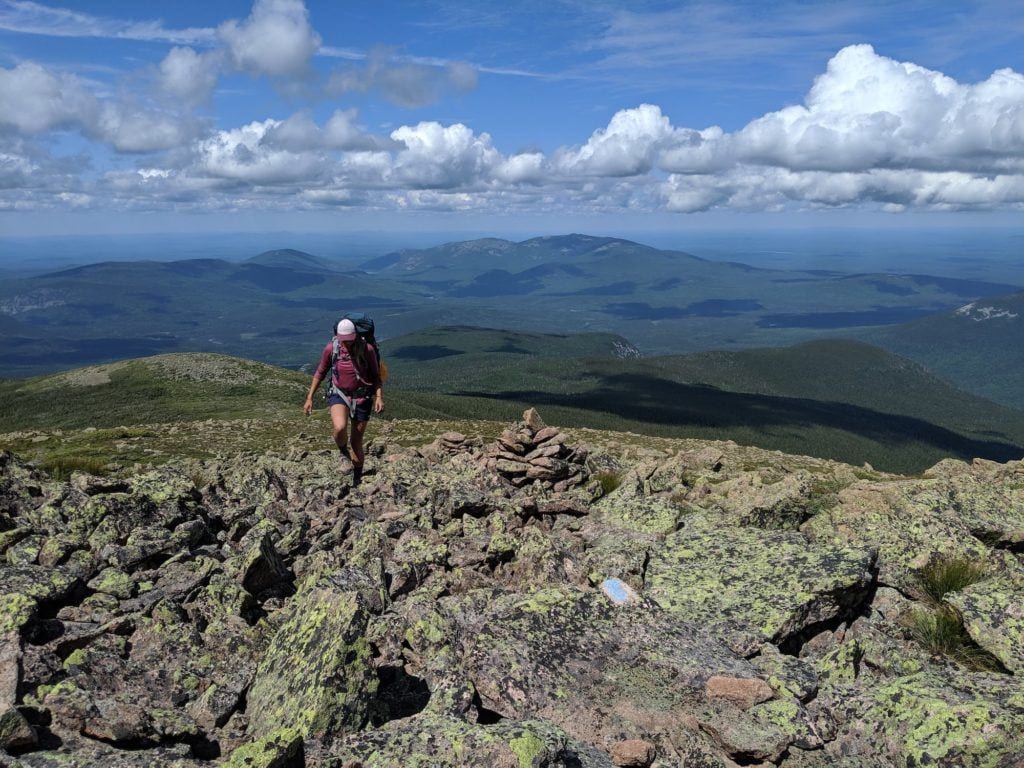 Backpacking Mt. Katahdin & Knife Edge in Baxter State Park, Maine ...