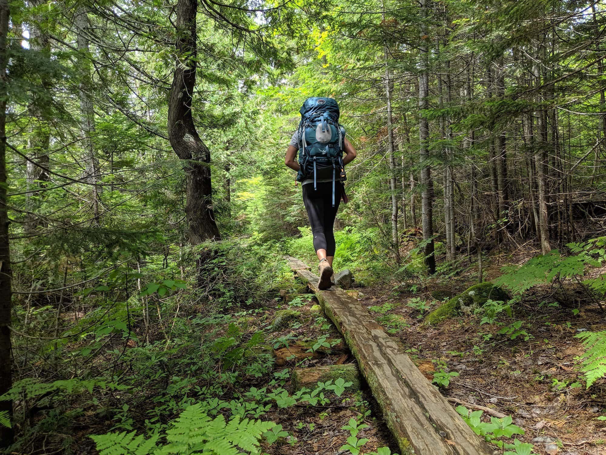 Backpacking Mt. Katahdin Knife Edge in Baxter State Park Maine Bearfoot Theory