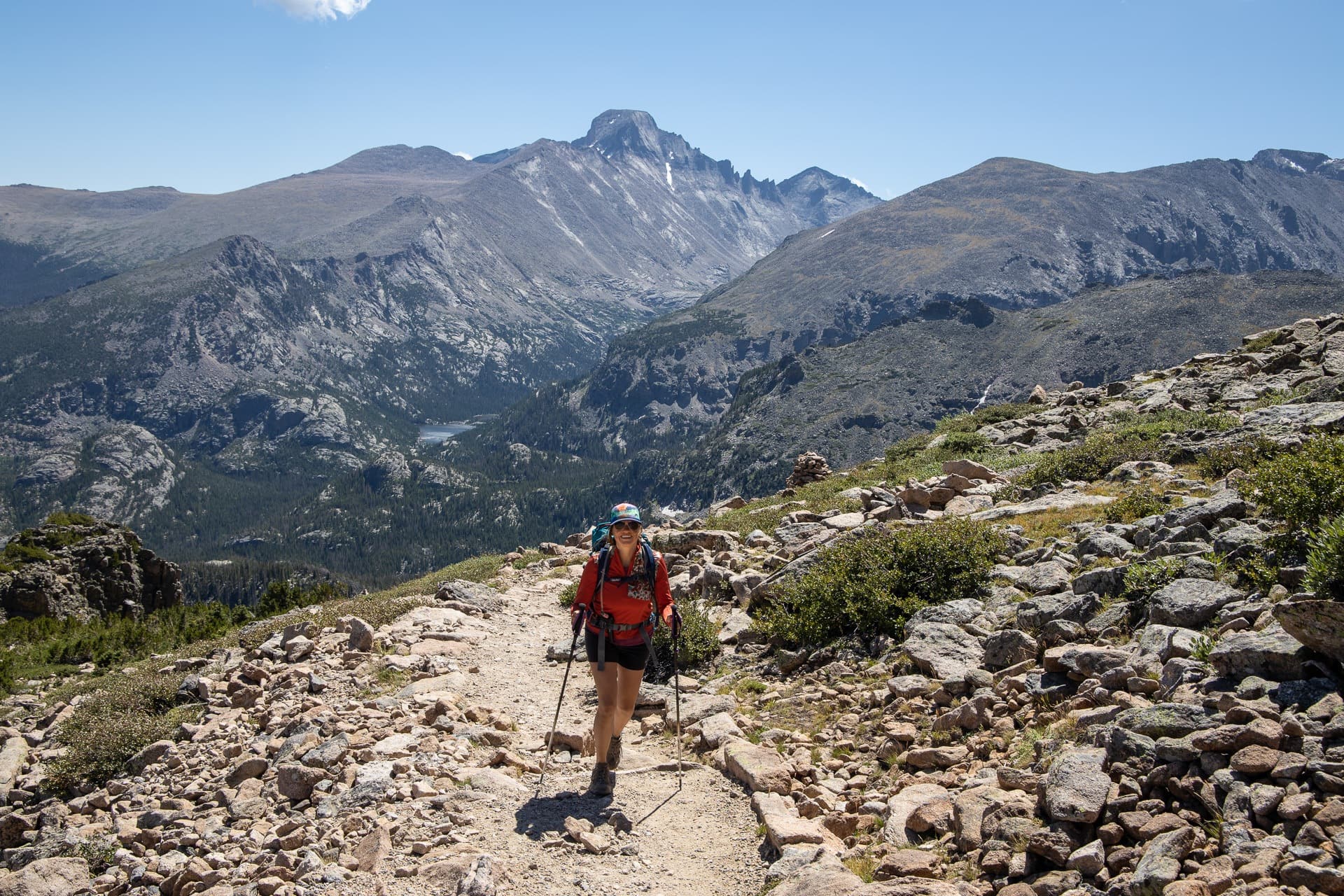 Flattop Mountain Trail // Sky Pond Trail // Get our guide to the best day hikes in Rocky Mountain National Park including distances, trail descriptions, what to be prepared for, and more.