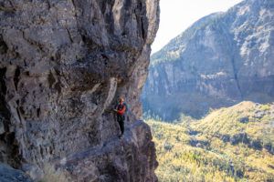 The Telluride Via Ferrata is a fun, thrilling mix of climbing & hiking where you use special equipment to traverse a steep cliff. Plan your trip with these tips.